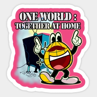 One World: Together at Home! Sticker